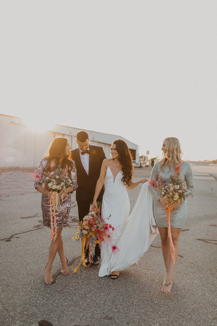 colorful coachella inspired wedding ideas