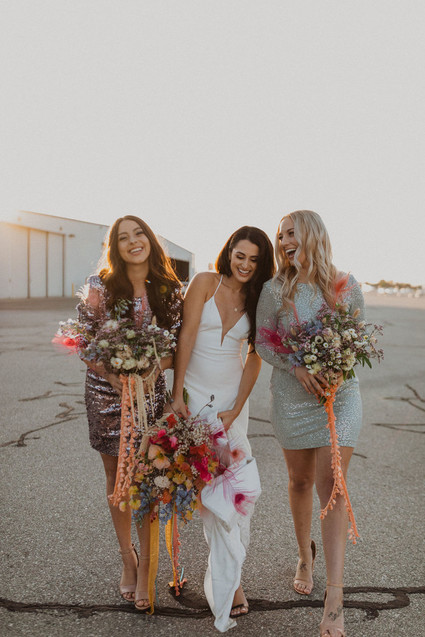colorful coachella inspired wedding ideas