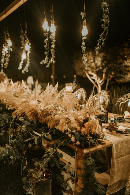 string light reception idea