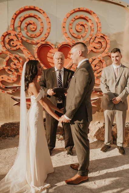 Las Vegas Neon Museum elopement Inspiration