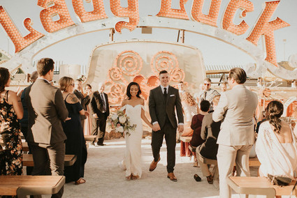 Las Vegas Neon Museum elopement Inspiration