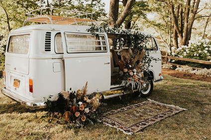 vintage vw van photo booth Inspiration