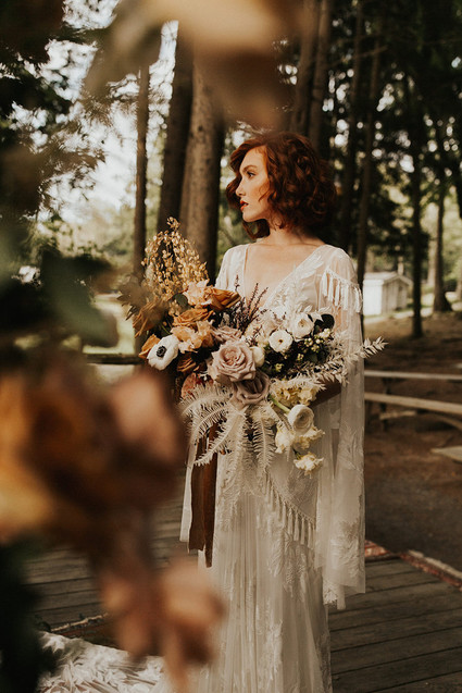 Fall Cedar Lakes estate wedding