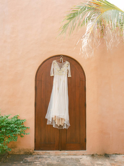 Handmade Costa Rica wedding dress