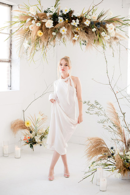 modern minimalist bridal fashion