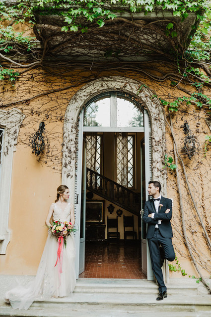 Italian villa wedding Inspiration
