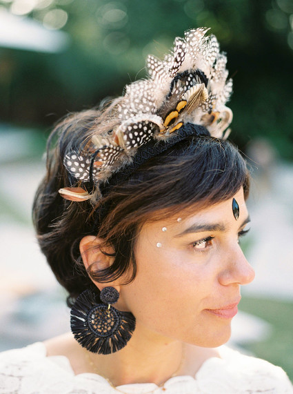 boho bridal headpiece