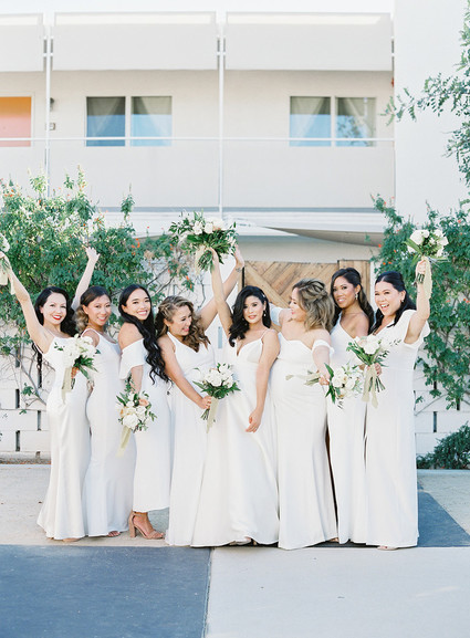chic modern BHLDN wedding dress Inspiration