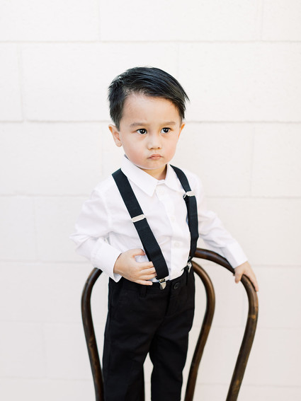 Formal black and white Palm Springs wedding Inspiration