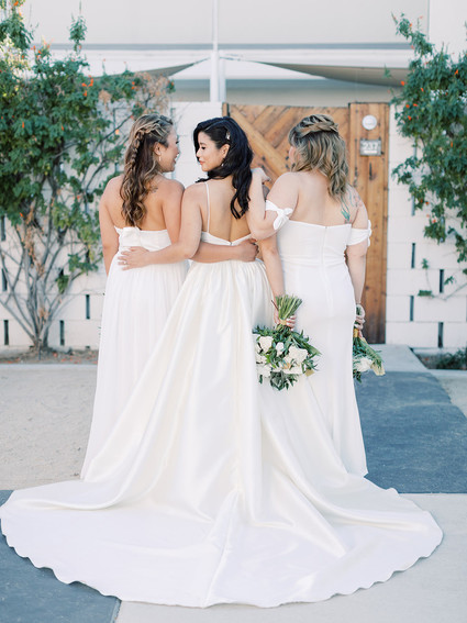 white bridesmaid dresses Inspiration