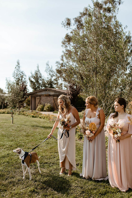 pink bridesmaid dresses