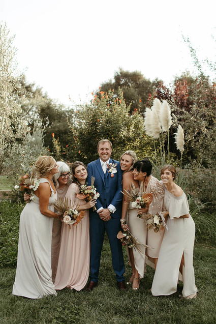 rustic boho fall wedding in Santa Barbara