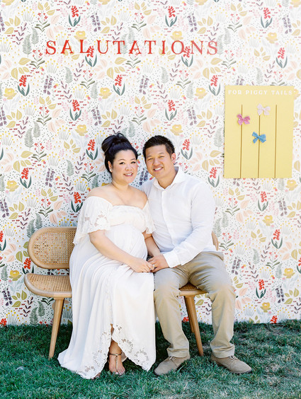 Charlotte's Web themed spring baby shower