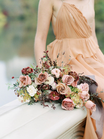 Fall bridal session in Central Park