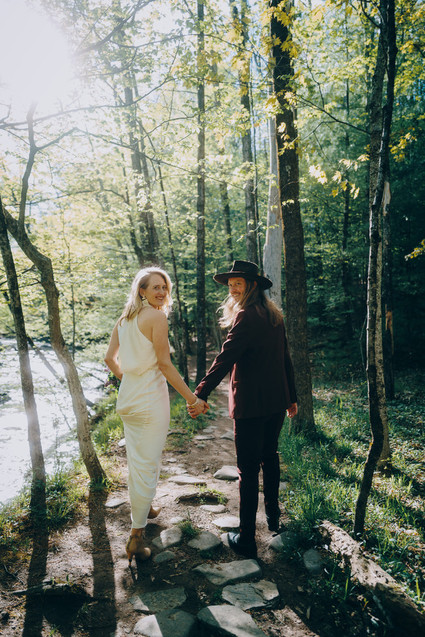 Elopement in the woods Inspiration