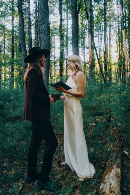 Elopement in the woods Inspiration