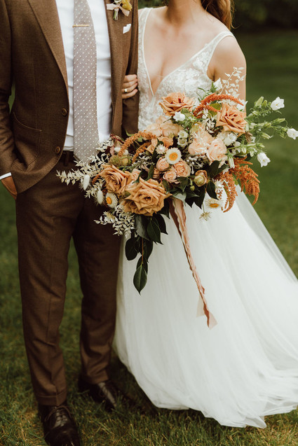 Summer bridal bouquet