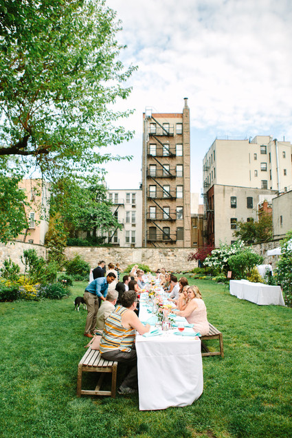 Summer wedding decor