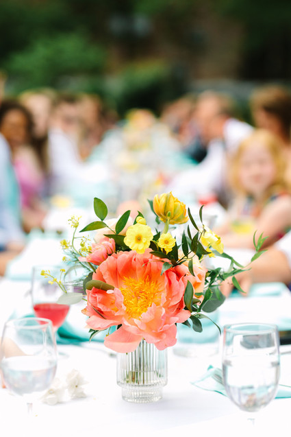 Summer wedding decor