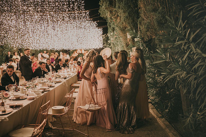Romantic fairytale Spanish wedding with the most incredible light canopy! Wedding Inspiration