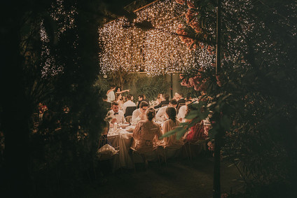 Romantic fairytale Spanish wedding with the most incredible light canopy! Wedding Inspiration
