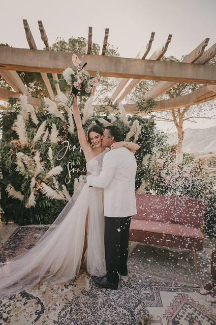 Boho wedding altar Inspiration