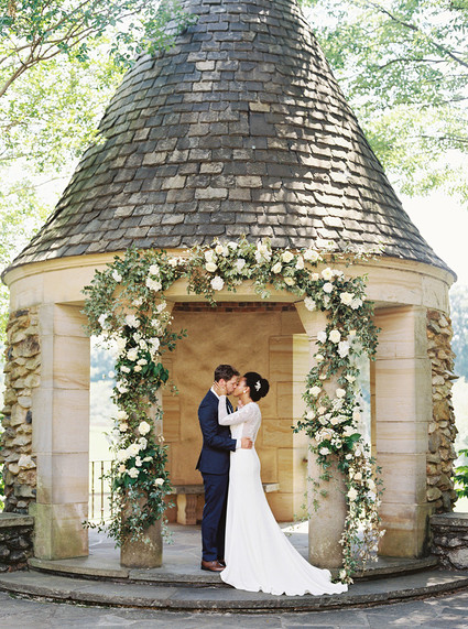 Wedding floral arch