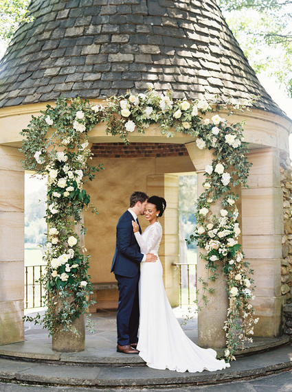 Wedding floral arch