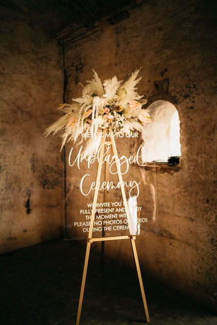 Wedding signage