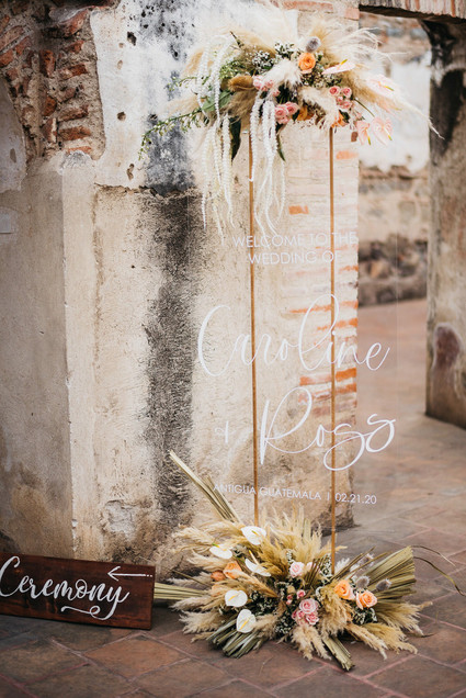 Wedding signage