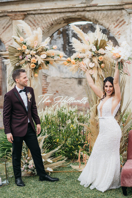 Bohemian destonation wedding