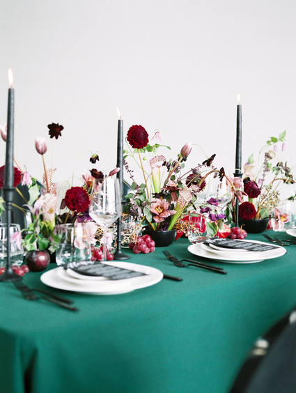 Jewel Toned wedding inspiration Inspiration