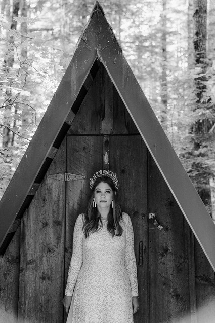 A-frame wedding