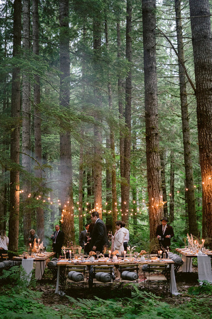 Wedding in the woods