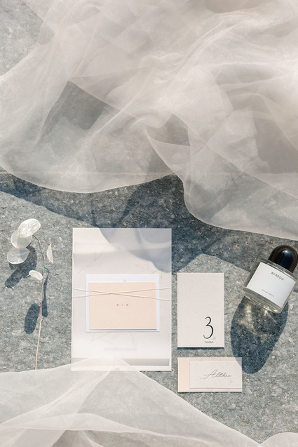Modern wedding invitations