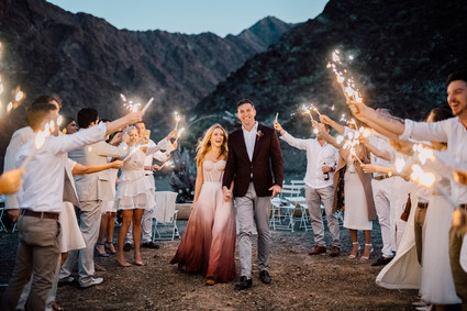 Desert micro wedding