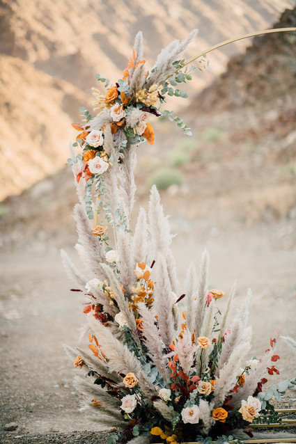 Desert micro wedding