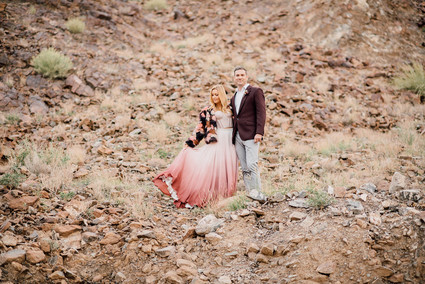 Desert micro wedding