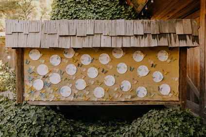 butterfly escort cards