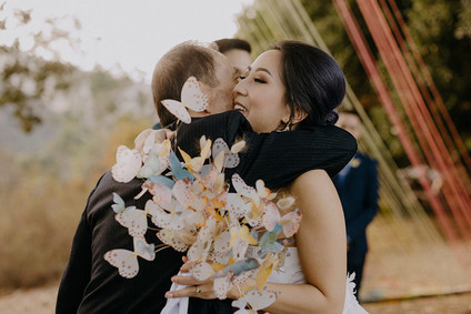 butterfly themed wedding in Carmel Valley