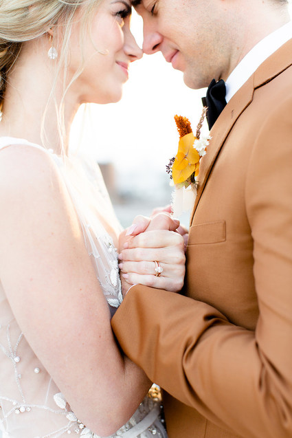 rooftop autumn elopement