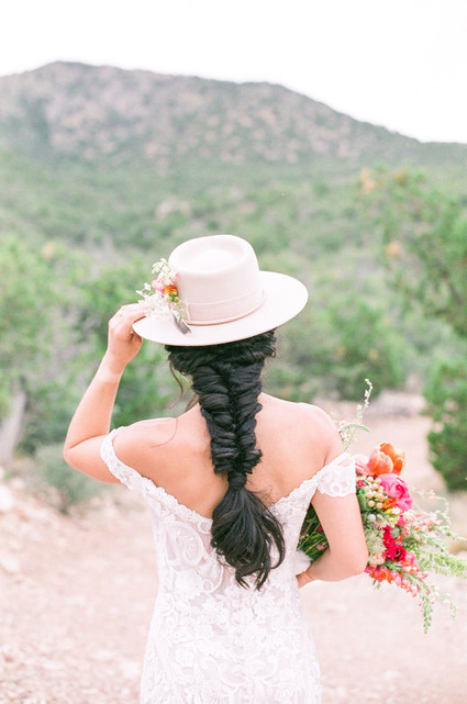 bridal hat