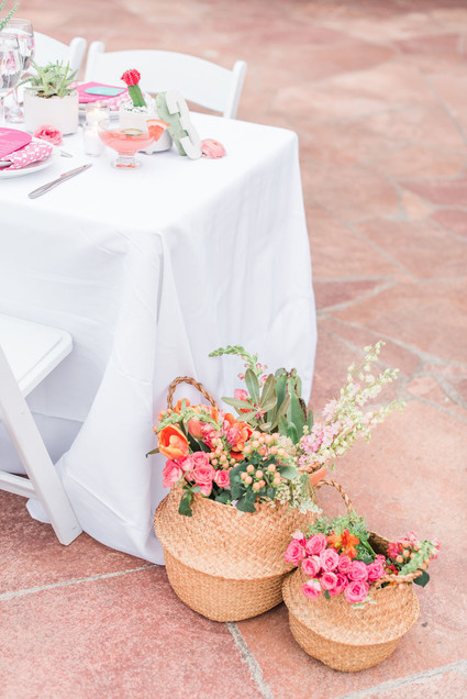 Southwestern elopement decor Inspiration