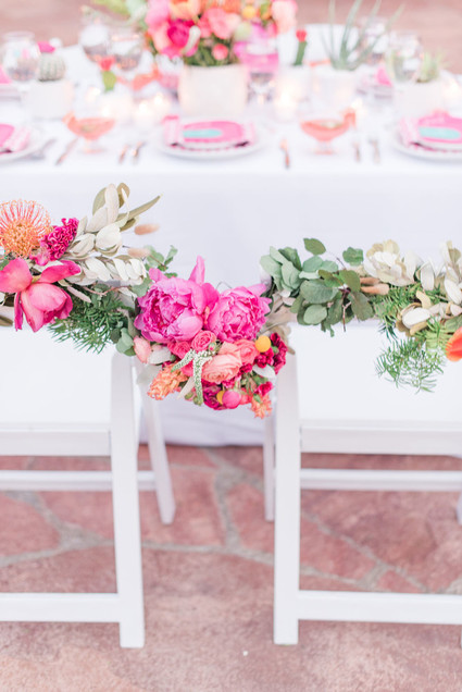 Southwestern elopement decor Inspiration