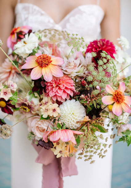 Romantic bridal bouquet