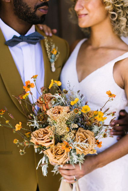 Rustic bridal bouquet