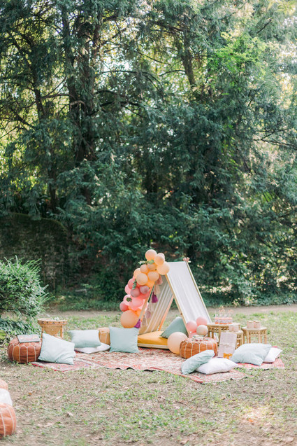 Magical fall fairytale birthday party in the forest