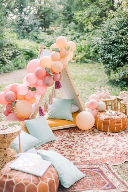 Magical fall fairytale birthday party in the forest