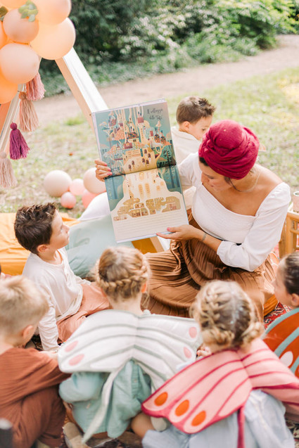 Magical fall fairytale birthday party in the forest