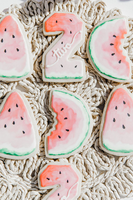watermelon cookies Inspiration